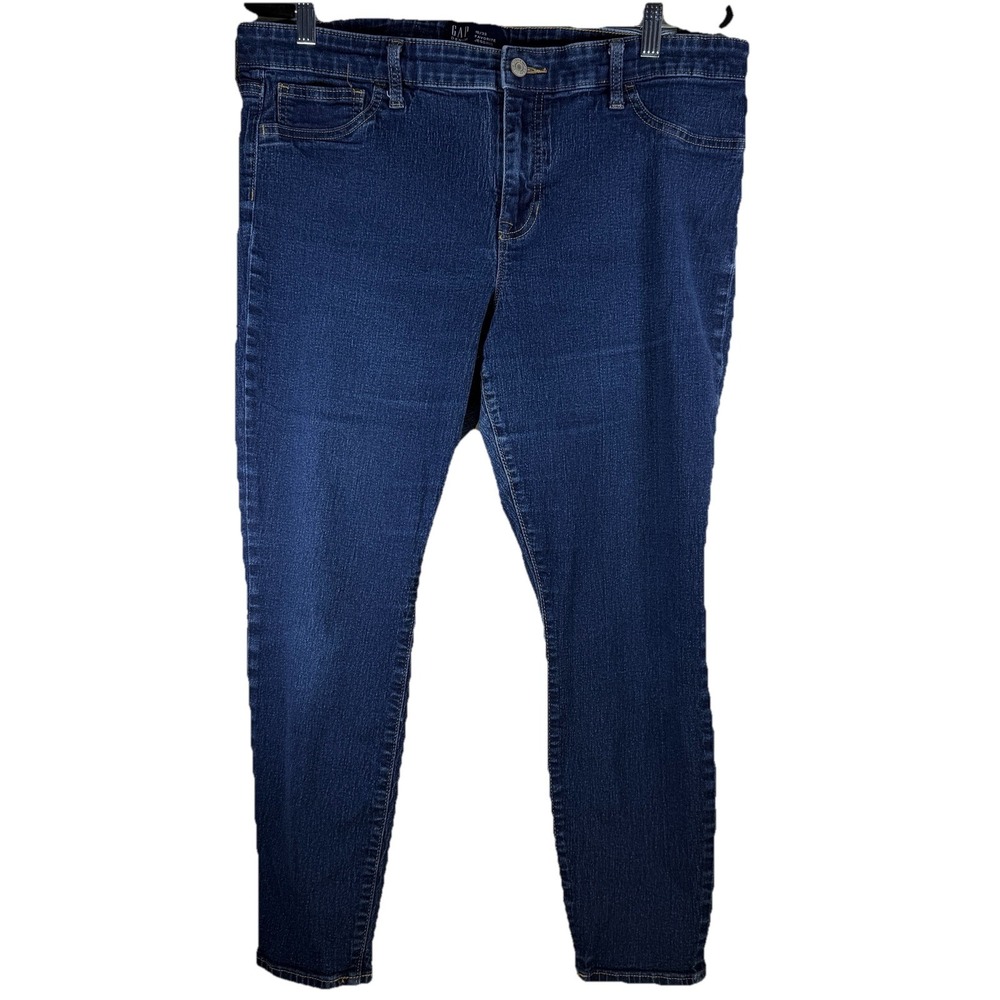 Gap Jeans Womens 16/33 Blue Favorite Jegging Denim Medium Wash Mid Rise